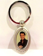 ELVIS PRESLEY SPIN KEYRING