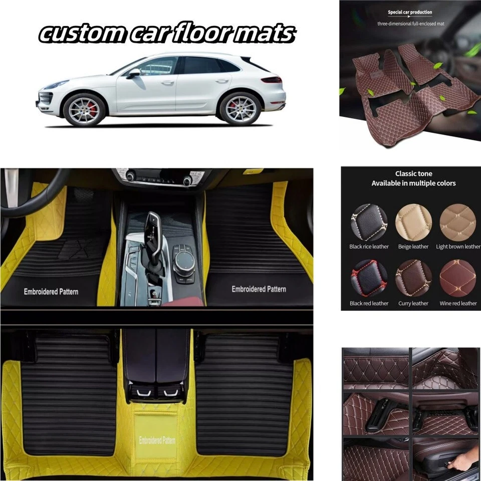 For Ferrari GTC4 Lusso 488 Spider Car Floor Mats Custom Carpets Waterproof Mats Foto 4 de 4