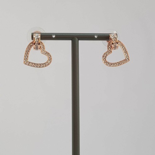 Swarovski Herz Ohrstecker Lovely Ohrringe Liebe Love Rosévergoldet 5466720 - Bild 5 von 10
