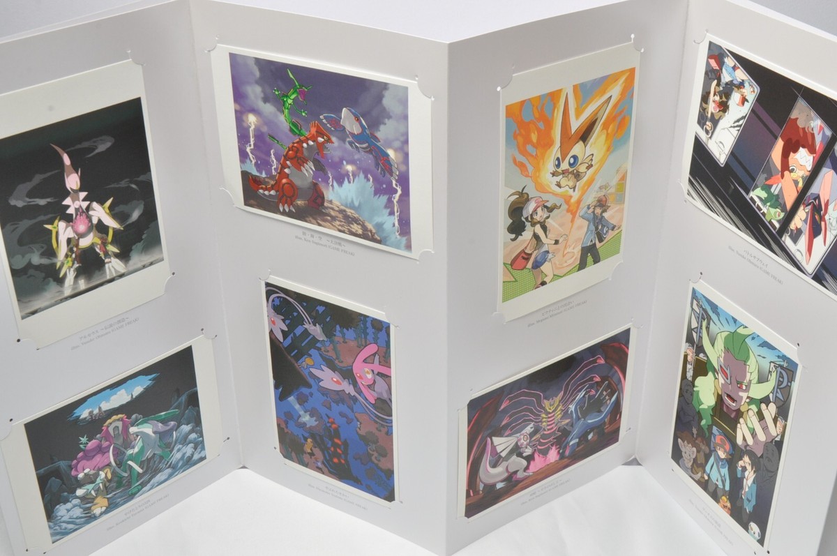 ポケモン Game Artworks by GAME FREAK ポスターセット Pokemon Game artworks 8 postcard set Pokemon Center Limited
