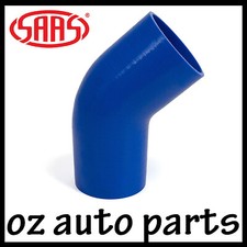 SAAS 45 DEGREE SILICONE BLUE HOSE 102 X 102MM - TURBO INTERCOOLER INTAKE