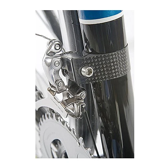 Abrazadera adaptadora de desviador delantero COMPLETO de carbono más ligera OMNI Racer Worlds 31,8-32 mm Foto 2 de 4