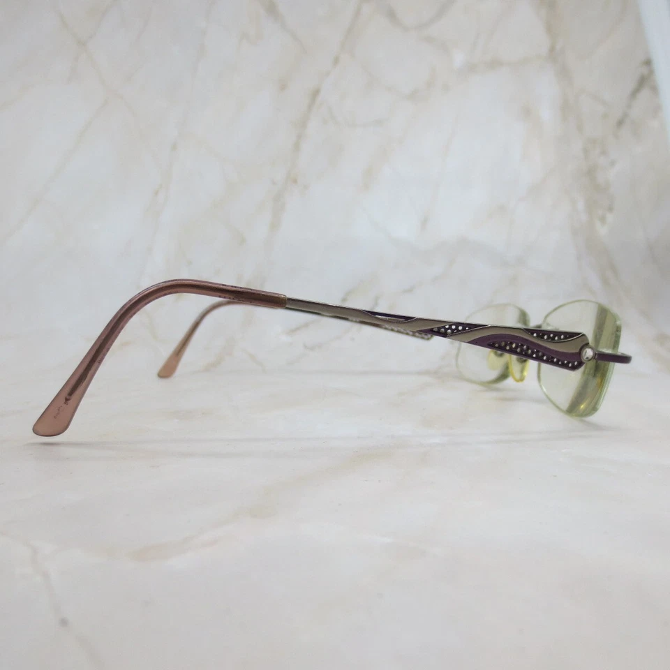 Marco de gafas Tura Mod.R108 LAV para mujer púrpura sin montura rectangular 53-17-135 Foto 3 de 4