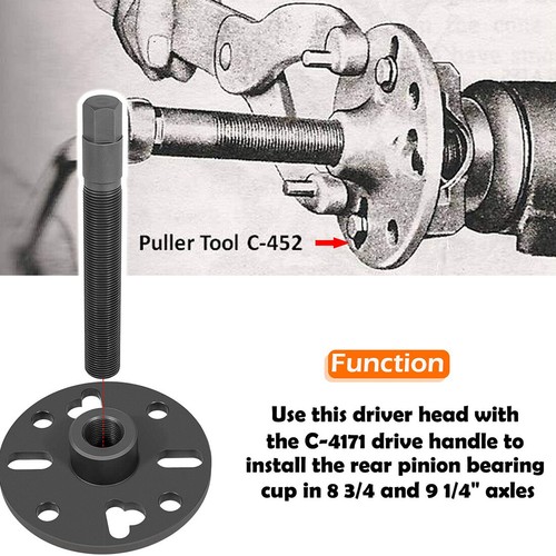 Miller Tool C-452 SP-116 SP575 Companion Flange Puller Transmission Drive Handle - Picture 6 of 12