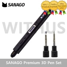 SANAGO New Sanago Premium 3D Pen Set 3 Type Module Replaceable Korean Artists_