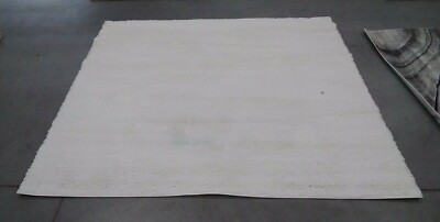 WHITE 6'-7'' X 6'-7'' Square Back Stain Rug, Reduced Price 1172700230 AUG900A-7SQ