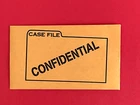 Clue Board Game Confidential Case File Envelope Replacement