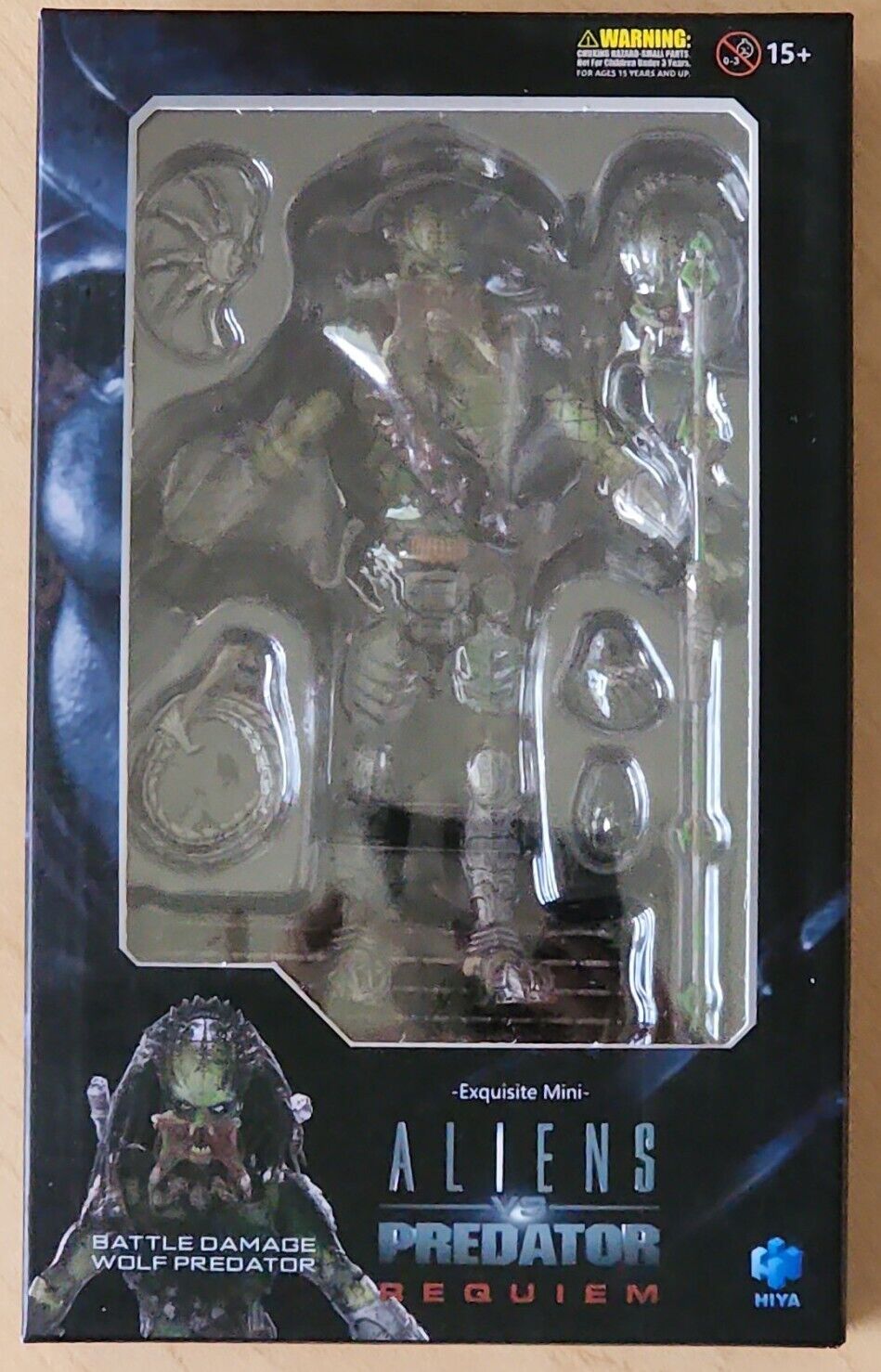 Hiya Toys AVP: Requiem - Wolf Predator Battle Damaged 1/18 Scale Action Figure