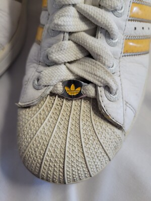 Adidas Shell Toe Yellow Stripe Shoes (Size US 8) | eBay display picture 2