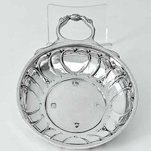 Beautiful Vintage Sterling Silver Wine Taster By J B Chatterley & Son,1972:43.7g - Picture 9 of 17