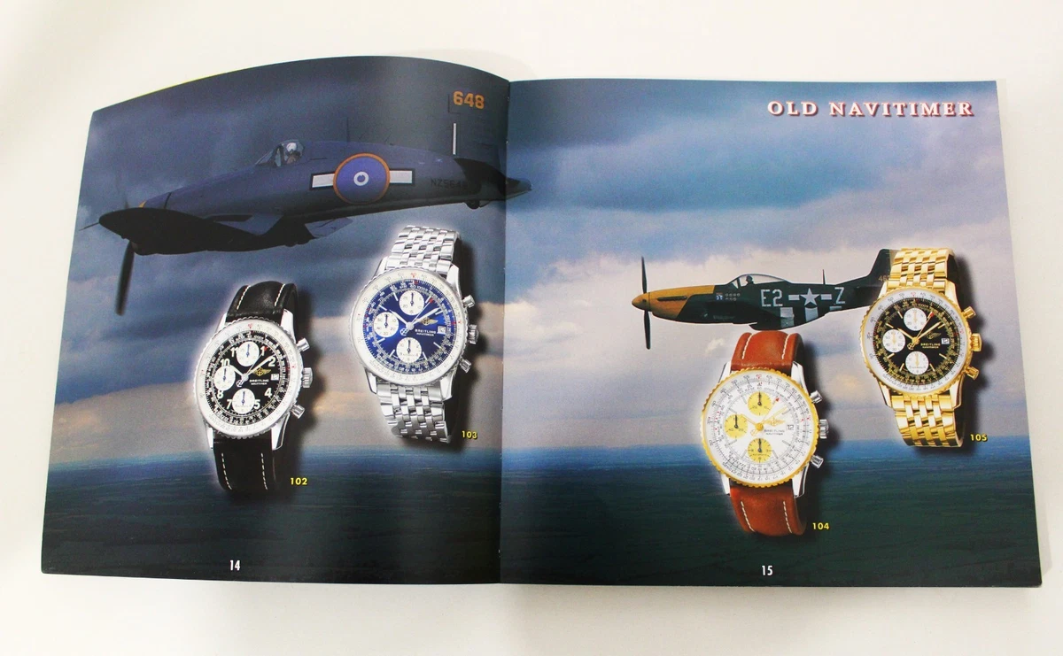 Catálogo de relojes Breitling 1884 - con lista de precios 2000