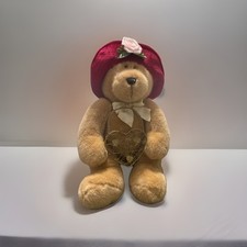 RARE Dan Dee Teddy Bear Red Hat 6 Plush St. Valentines Day Collector s Choice