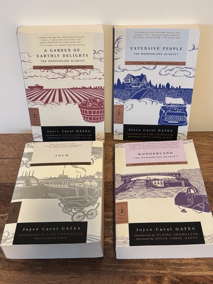 Complete Set Series Lot of 4 Wonderland Quartet books by Joyce Carol Oates VG - Image 2 of 4