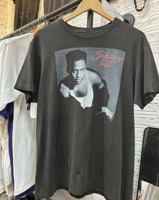 Tees Johnny Gill Vintage Unisex Cotton T-Shirt All Size BS553