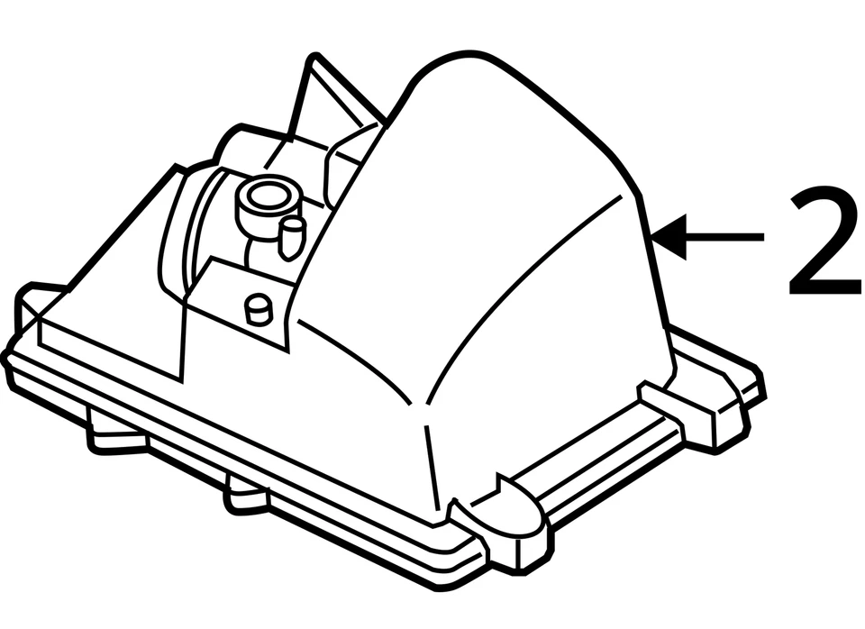 2004-2009 Mazda 3 Air Cleaner Intake-duct Hose Tube XS3KI - Image 4 of 4