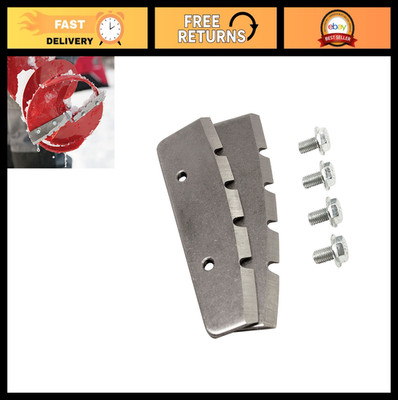 Replacement Ice Auger Blades for 8-Inch Drill - Durable & Sharp Cutting Edge