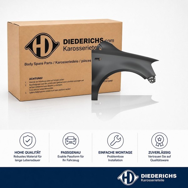 KotflÜGel Vorne Rechts Diederichs 2235006 FÜR VW Fender SeitenflÜGel-image