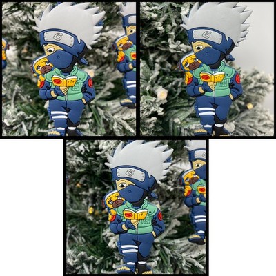 Naurto Christmas Ornaments 3 Piece Set Featuring Kakashi Hatake