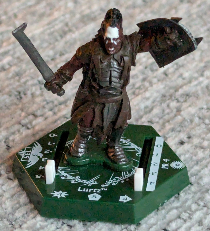 LotR Lurtz (PR4) (Unique) x1 for the Lord of the Rings Tradeable Miniatures Game