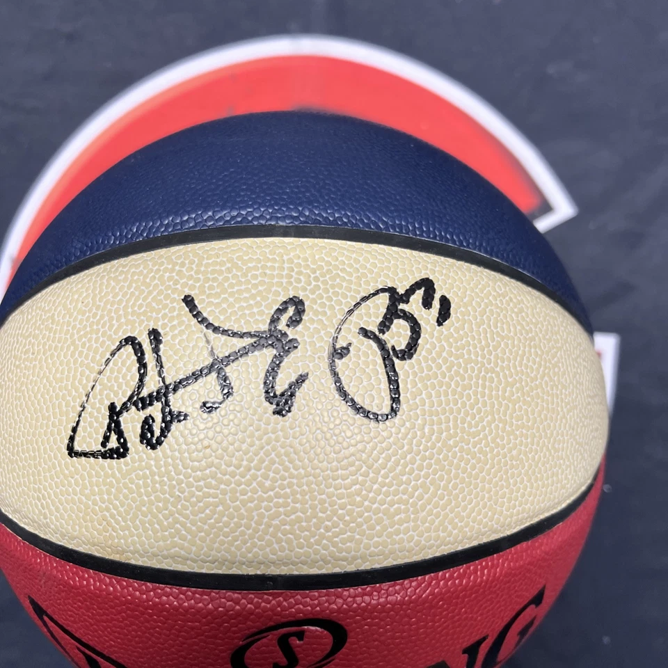 Patrick Ewing Autographed New York Knicks Spalding Basketball Signed Steiner CX - Image 2 of 4