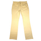 Escada sport pants Womens 33 yellow chino zip fly minimalist trouser Size 33