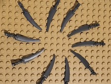 10 Lego Castle Dark Gray Fantasy Era Sword Minifig Knight Weapon