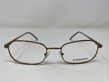 Parade Eyewear 1606 52-19-140 Metal Light Brown Full Rim Eyeglasses Frame JJ17
