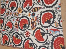 Suzani Embroidery Upholstery Fabric