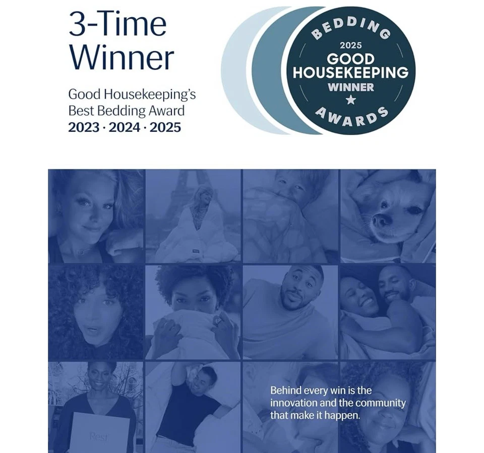 R Evercool Cooling Comforter Full/Queen Blanket Hot Sleeper 90” X 90” Navy - Image 4 of 4