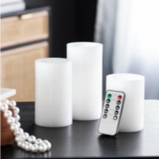 LED Candles,  4" 5" 6" High Remote Control Timer Ambient Lighting Indoor Decor