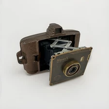 Univex MiniCam Model AF-5 Achromar Mini Metal Camera Vintage Camera Enthusiast