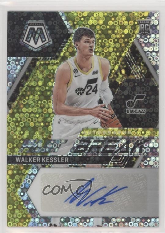 2022-23 Panini Mosaic Auto Fast Break Walker Kessler #FB-KES Auto sb0