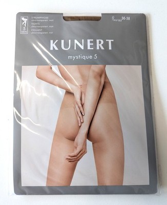 NEU - KUNERT mystique 5 Damen Strumpfhose - Gr. 36-38 - Farbe Tan - 5 DEN - matt