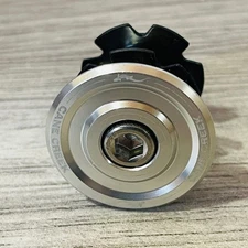 Cane Creek 1 1/8 Threadless Headset Top Cap Silver Aluminum + Bolt & Star Nut