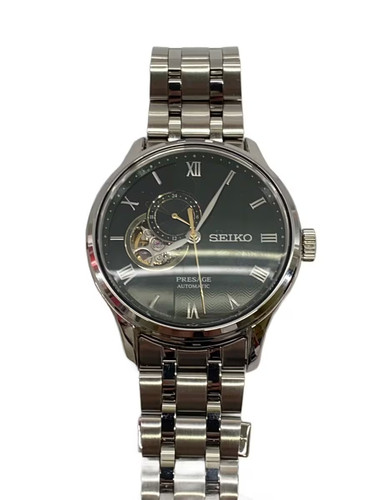 Seiko Presage 4R39-00W0 Ouvert Coeur St. Acier Vert SLV Automatique Homme Montre