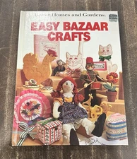 Better Homes & Gardens Easy Bazaar Crafts 1981 Hardcover Vintage Craft Book EUC