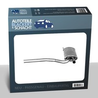 Auspuff Mitteltopf für Audi A4 B5 + Avant