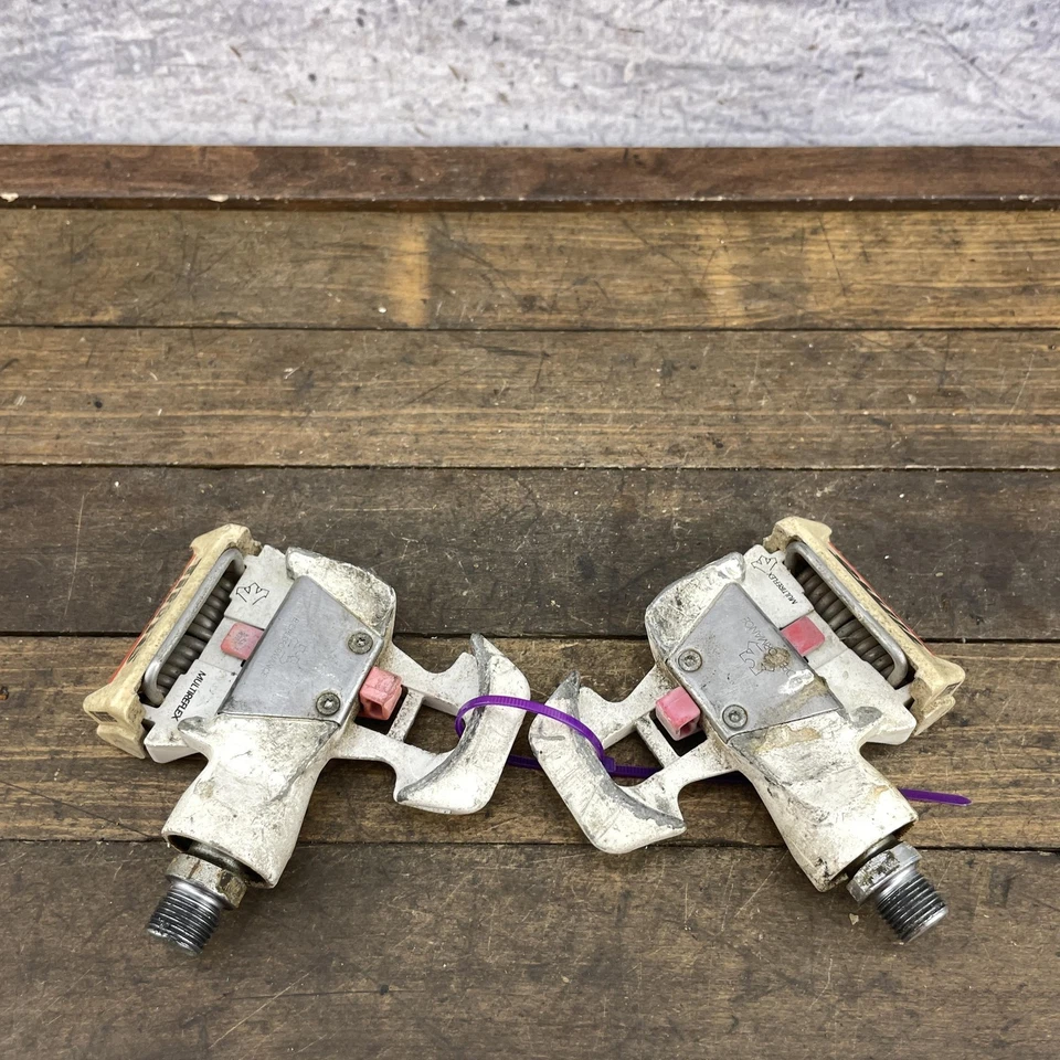 Vintage Time 50.1 Racing Clipless Road Bike Pedals Made in France Pair 460g - Image 2 of 4