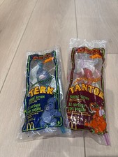 McDonald  s happy meal 1999 Tarzan sound straws set of 2 Sealed original bag