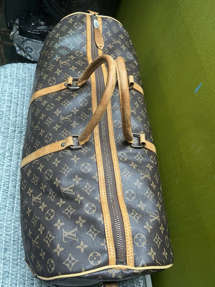 AUTÉNTICO Bolso Louis Vuitton Keepall 60 Monograma Boston Bolso de Lona Vintage Foto 2 de 4
