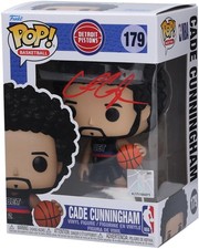 Cade Cunningham Detroit Pistons Autographed Funko Pop! Vinyl Figurine