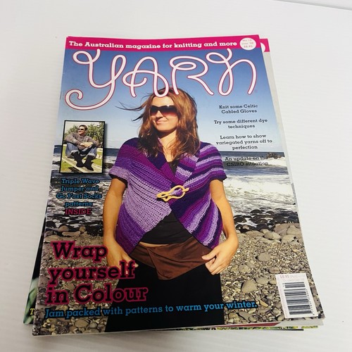 4 XYarn Australian Knitting Magazine issue Knit Felt Crochet Weave 2008/2009 - Picture 5 of 15