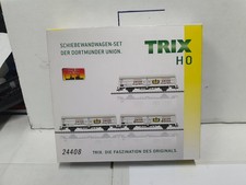 TRIX 24408 SC. H0 1/87 SET 3 CARRI ADIBITI PER IL TRASPORTO DI BIRRA DB EP. V