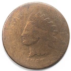 1867 1C Indian Head Penny Cent