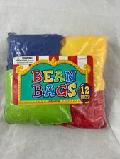 Pack of 12 - Amscan Bean Bags - One Size - Multicolor - NEW - SEALED