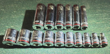16 Pc Kobalt 38 In Drive Sae 12 Pt Sockets Set Of 10 Shallow And 6 Deep