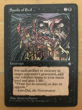 Spoils Of Evil MTG Ice Age