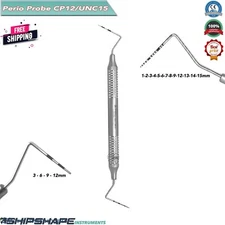 CP12-UNC15 Probe Color Coded Dental Diagnostic Periodontal Explorers Instruments