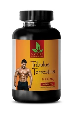 NATURE SUPPLEMENTS Tribulus Terrestris Extract 1000mg - Male Stamina Tablets - 90 Tablets