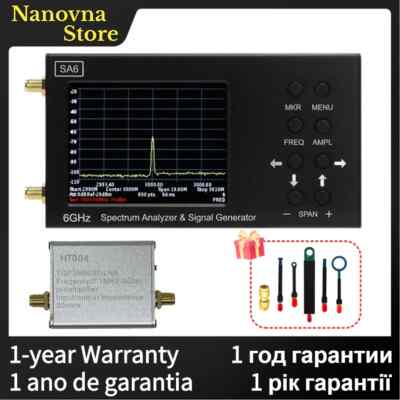 Portable Spectrum Analyzer,Handheld Frequency Analyzer,35 to 6200 MHz RF Input